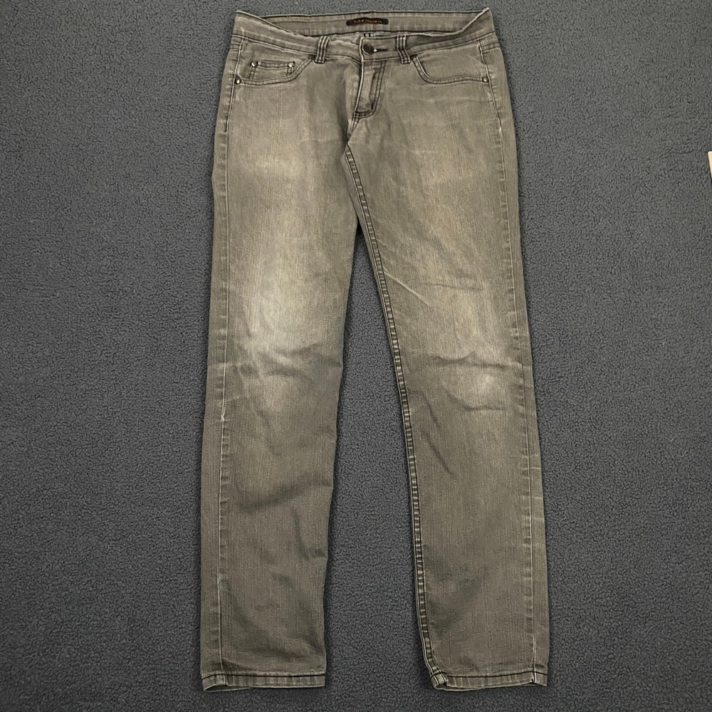 Nudie Jeans Co Jeans Men 32x32 Grey Slim Straight Stretch Denim Casual